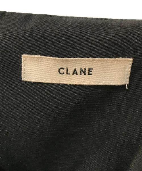 CLANE（クラネ）CLANE (クラネ) ボリュームギャザーキャミソールドレス ブラック サイズ:1の古着・服飾アイテム
