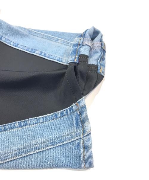 MUGLER（ミュグレー）MUGLER (ミュグレー) H&M (エイチアンドエム) スパイラルデニムパンツ ブルー サイズ:38の古着・服飾アイテム