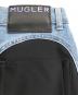 中古・古着 MUGLER (ミュグレー) H&M (エイチアンドエム) スパイラルデニムパンツ ブルー サイズ:38：14000円