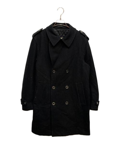 BURBERRY LONDON（バーバリーロンドン）BURBERRY LONDON (バーバリーロンドン) Pコート ブラック サイズ:48の古着・服飾アイテム