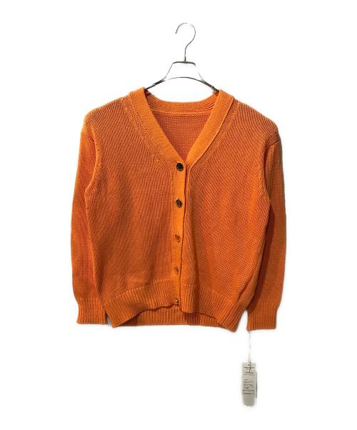 Diagram（ダイアグラム）Diagram (ダイアグラム) リリヤーンニットカーディガン オレンジ サイズ:36 未使用品の古着・服飾アイテム