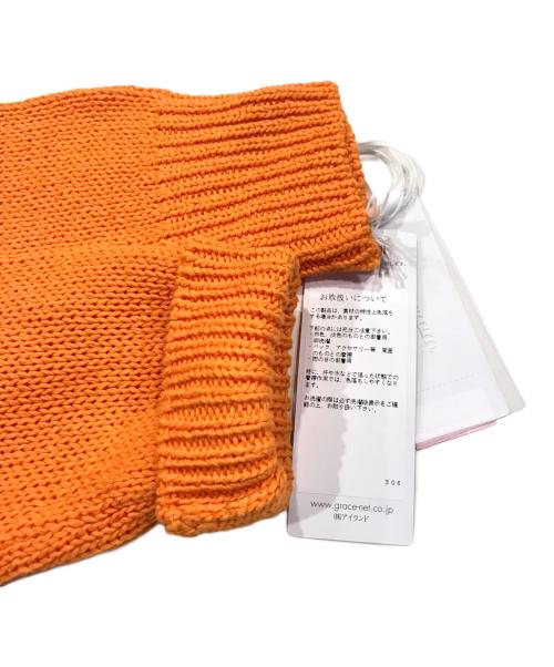 Diagram（ダイアグラム）Diagram (ダイアグラム) リリヤーンニットカーディガン オレンジ サイズ:36 未使用品の古着・服飾アイテム