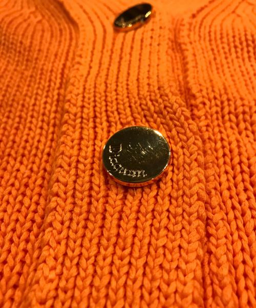 Diagram（ダイアグラム）Diagram (ダイアグラム) リリヤーンニットカーディガン オレンジ サイズ:36 未使用品の古着・服飾アイテム