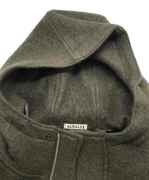 AURALEE（オーラリー）AURALEE (オーラリー) BRUSHED ALPACA WOOL MELTON HOODED COAT ベージュ サイズ:3の古着・服飾アイテム