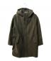 AURALEE（オーラリー）の古着「BRUSHED ALPACA WOOL MELTON HOODED COAT」｜ベージュ
