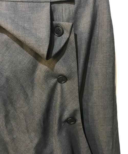 ENFOLD（エンフォルド）ENFOLD (エンフォルド) ラップスカート グレー サイズ:36の古着・服飾アイテム