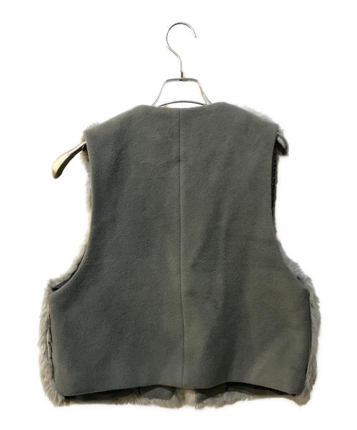 Demi-Luxe Beams（デミルクス ビームス）Demi-Luxe Beams (デミルクス ビームス) フェイクファーベスト グレー サイズ:Freeの古着・服飾アイテム