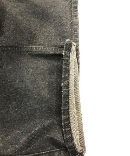 BADWAY（バッドウェイ）BADWAY (バッドウェイ) Coating double knee denim ブラック サイズ:Mの古着・服飾アイテム