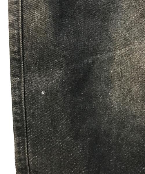 BADWAY（バッドウェイ）BADWAY (バッドウェイ) Coating double knee denim ブラック サイズ:Mの古着・服飾アイテム