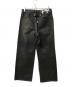 BADWAY (バッドウェイ) Coating double knee denim ブラック サイズ:M：11000円