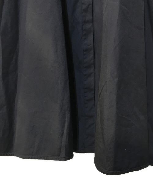 TOMORROW LAND collection（トゥモローランドコレクション）TOMORROW LAND collection (トゥモローランドコレクション) コンパクトブロード ギャザーワンピース ネイビー サイズ:36の古着・服飾アイテム