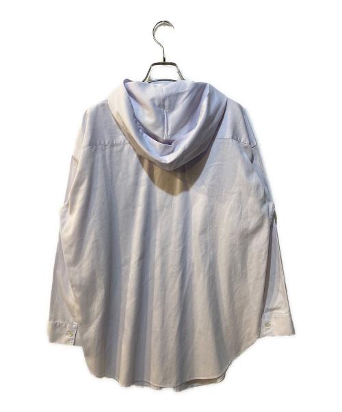 GALERIE VIE（ギャルリーヴィー）GALERIE VIE (ギャルリーヴィー) コードクロス フードシャツ パープル サイズ:Freeの古着・服飾アイテム