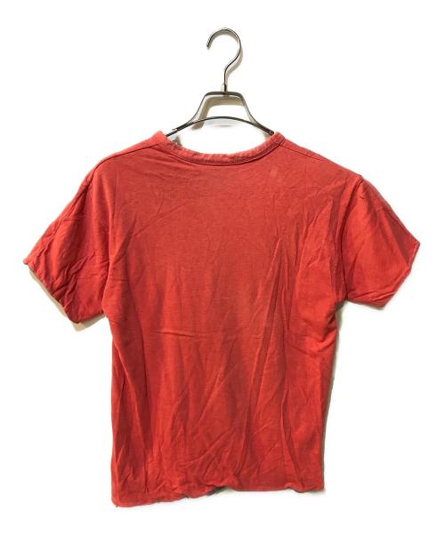 Champion（チャンピオン）Champion (チャンピオン) ダブルフェイスプリントTシャツ レッド サイズ:Mの古着・服飾アイテム