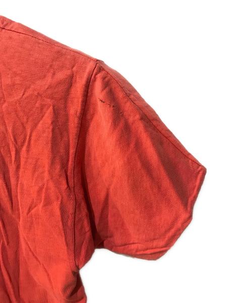 Champion（チャンピオン）Champion (チャンピオン) ダブルフェイスプリントTシャツ レッド サイズ:Mの古着・服飾アイテム