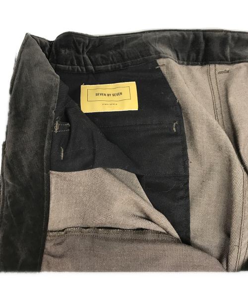 seven by seven（セブンバイセブン）seven by seven (セブンバイセブン) 6P MILITARY PANTS ブラウン サイズ:Sの古着・服飾アイテム