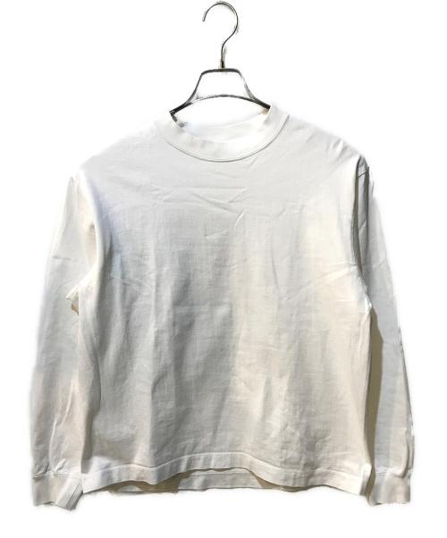 KAPTAIN SUNSHINE（キャプテンサンシャイン）KAPTAIN SUNSHINE (キャプテンサンシャイン) Suvin Supima Tube L/S Tee Heavy ホワイト サイズ:34の古着・服飾アイテム