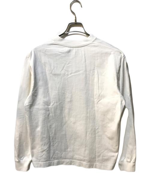 KAPTAIN SUNSHINE（キャプテンサンシャイン）KAPTAIN SUNSHINE (キャプテンサンシャイン) Suvin Supima Tube L/S Tee Heavy ホワイト サイズ:34の古着・服飾アイテム