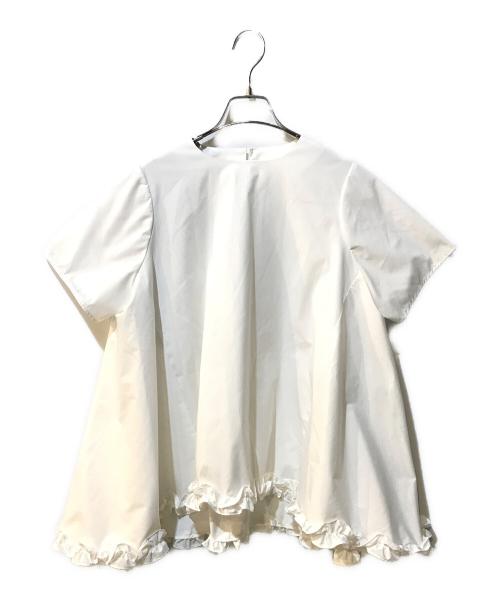 OHGA（オオガ）OHGA (オオガ) 半袖ブラウス ホワイト サイズ:Freeの古着・服飾アイテム