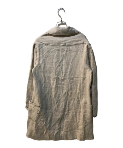 SARAXJIJI（サラジジ）SARAXJIJI (サラジジ) リネンコート ベージュ サイズ:Lの古着・服飾アイテム