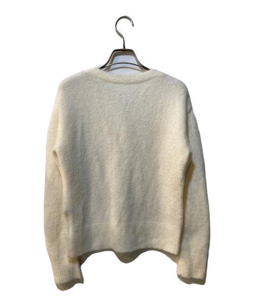 BLUE LABEL CRESTBRIDGE（ブルーレーベルクレストブリッジ）BLUE LABEL CRESTBRIDGE (ブルーレーベルクレストブリッジ) モヘヤ混パールボタンカーディガン ホワイト サイズ:38の古着・服飾アイテム