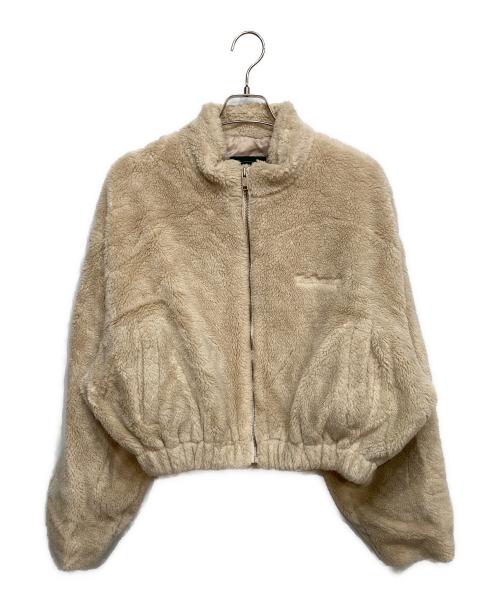 the  barnnet（ザーバネット）the  barnnet (ザーバネット) Cropped Eco-Shearling Jacket ベージュ サイズ:Freeの古着・服飾アイテム