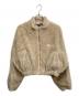 the  barnnet（ザーバネット）の古着「Cropped Eco-Shearling Jacket」｜ベージュ