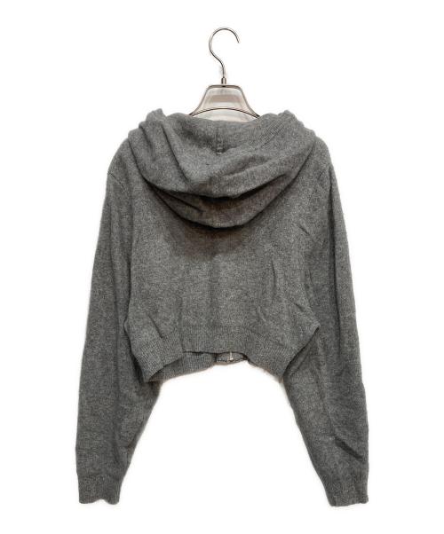 the Barnnet（ザ バーネット）the Barnnet (ザ バーネット) Posh Knit Zip-Up Hoodie グレー サイズ:Freeの古着・服飾アイテム