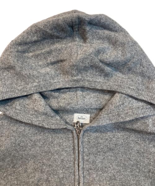 the Barnnet（ザ バーネット）the Barnnet (ザ バーネット) Posh Knit Zip-Up Hoodie グレー サイズ:Freeの古着・服飾アイテム