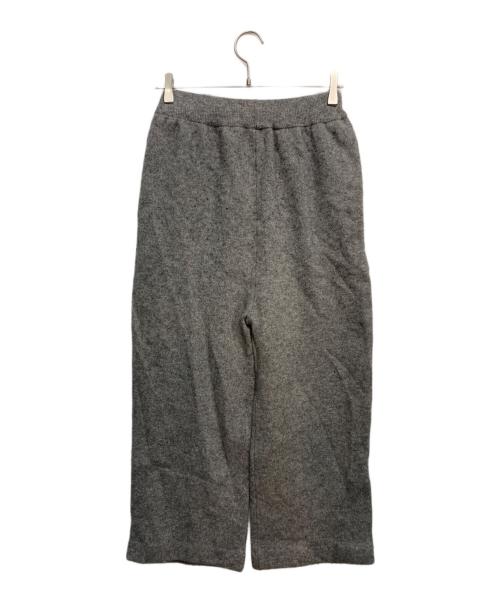 the Barnnet（ザ バーネット）the Barnnet (ザ バーネット) posh knit drawstring pants グレー サイズ:Freeの古着・服飾アイテム