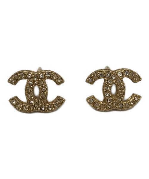 CHANEL（シャネル）CHANEL (シャネル) ココマークラインストーンピアスの古着・服飾アイテム