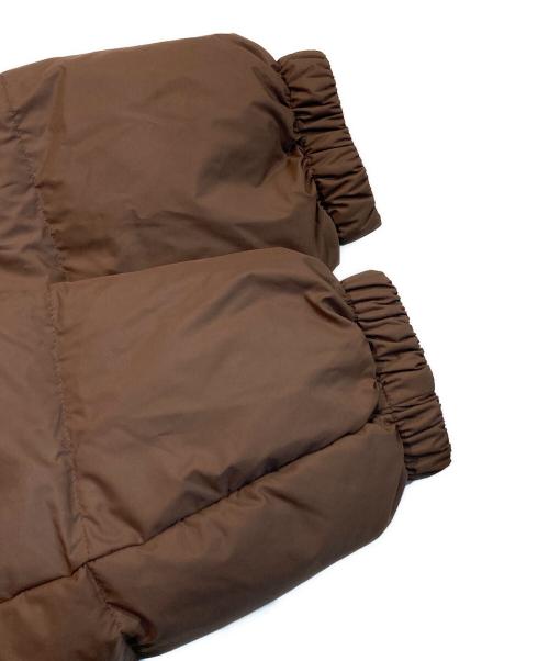 FIRST DOWN（ファーストダウン）FIRST DOWN (ファーストダウン) リバーシブルダウンジャケット グリーン×ブラウン サイズ:Lの古着・服飾アイテム