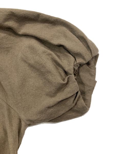 CASA FLINE（カーサフライン）CASA FLINE (カーサフライン) ボリュームマーメイドドレス ブラウンの古着・服飾アイテム