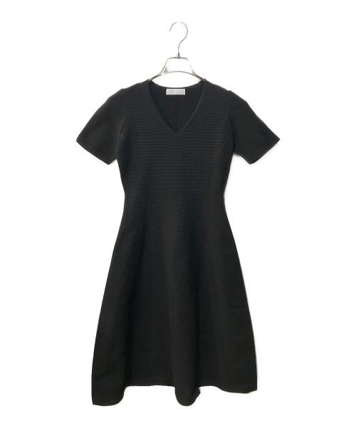 CELFORD（セルフォード）CELFORD (セルフォード) ホールガーメントニットワンピース ブラック サイズ:Sの古着・服飾アイテム