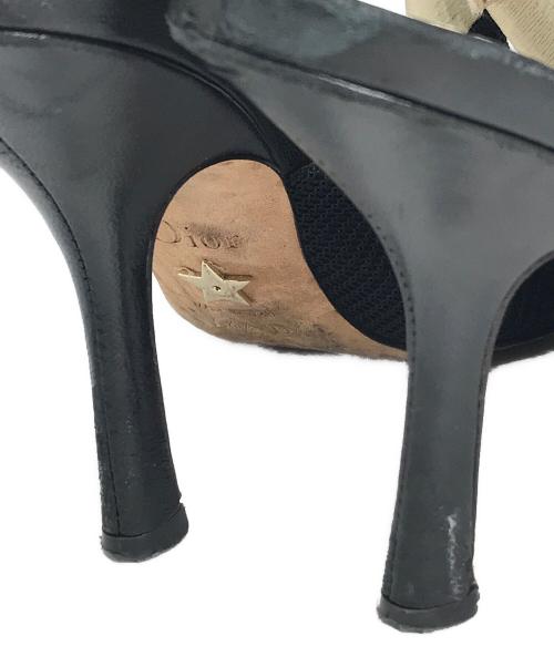 Christian Dior（クリスチャン ディオール）Christian Dior (クリスチャン ディオール) J'ADIORスリングバックパンプス ブラック サイズ:341/2の古着・服飾アイテム