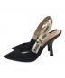 Christian Dior (クリスチャン ディオール) J'ADIORスリングバックパンプス ブラック サイズ:341/2：14000円