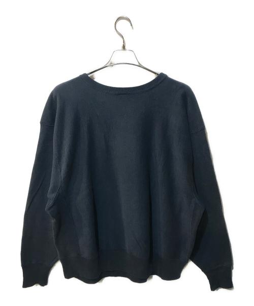 Champion REVERSE WEAVE（チャンピオン リバース ウィーブ）Champion REVERSE WEAVE (チャンピオン リバース ウィーブ) プリントスウェット ネイビー サイズ:XLの古着・服飾アイテム