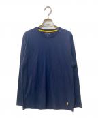 POLO RALPH LAURENポロ・ラルフローレン）の古着「ロングスリーブTシャツ」｜ネイビー