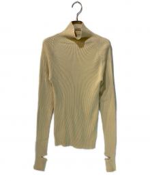 ETRE TOKYO（エトレトウキョウ）の古着「ホールガーメントリブトップス」｜イエロー