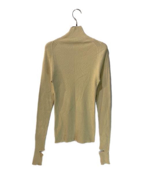 ETRE TOKYO（エトレトウキョウ）ETRE TOKYO (エトレトウキョウ) ホールガーメントリブトップス イエロー サイズ:Freeの古着・服飾アイテム