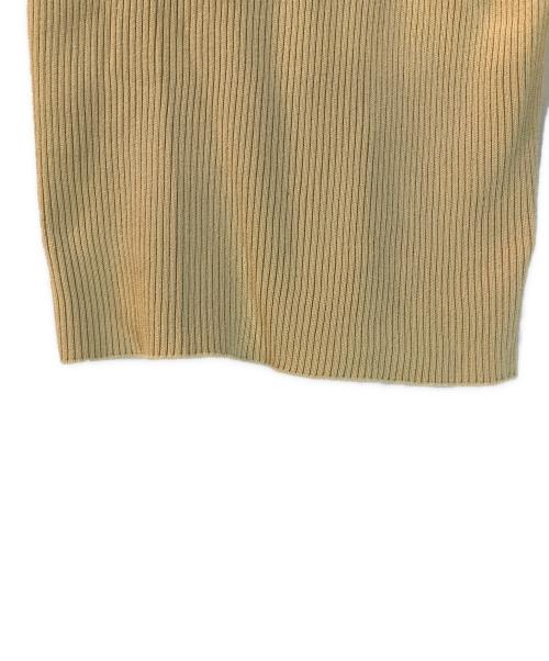 ETRE TOKYO（エトレトウキョウ）ETRE TOKYO (エトレトウキョウ) ホールガーメントリブトップス イエロー サイズ:Freeの古着・服飾アイテム