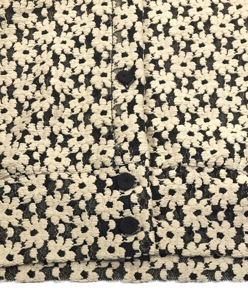 CLANE（クラネ）CLANE (クラネ) 3Dフラワーレースカーディガン イエロー サイズ:1の古着・服飾アイテム