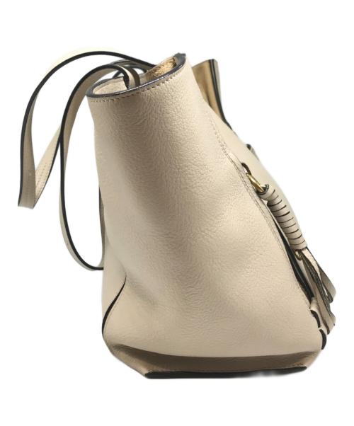 Chloe（クロエ）Chloe (クロエ) Milo トートバッグ ベージュの古着・服飾アイテム