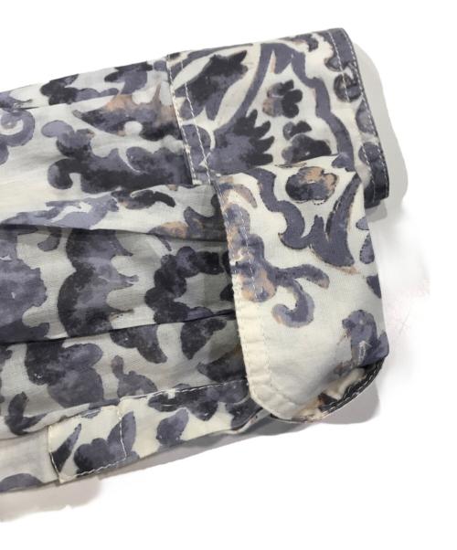 TORY BURCH（トリーバーチ）TORY BURCH (トリーバーチ) 総柄シャツ ベージュ×パープル サイズ:4の古着・服飾アイテム