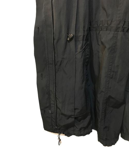 23区（ニジュウサンク）23区 (ニジュウサンク) フーデッドコート ブラック サイズ:38の古着・服飾アイテム