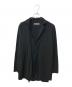 yohji yamamoto+noir（ヨウジヤマモトプリュスノアール）の古着「オープンジャケット」｜ブラック