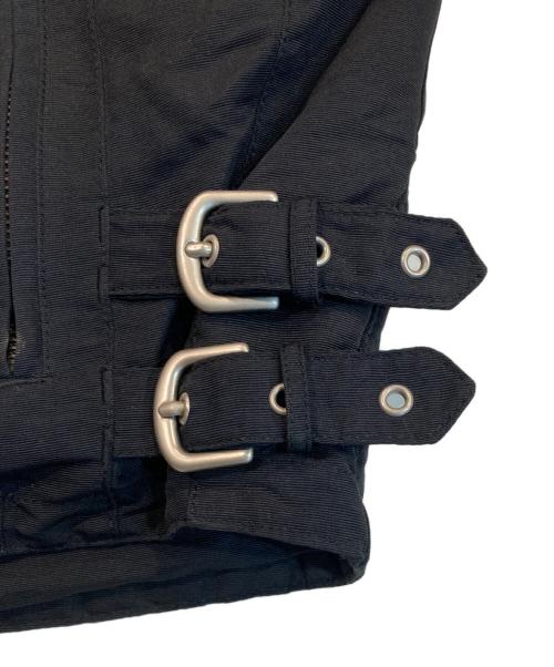 HARLEY-DAVIDSON（ハーレーダビッドソン）HARLEY-DAVIDSON (ハーレーダビッドソン) 袖ロゴ中綿ジャケット ブラック サイズ:Mの古着・服飾アイテム