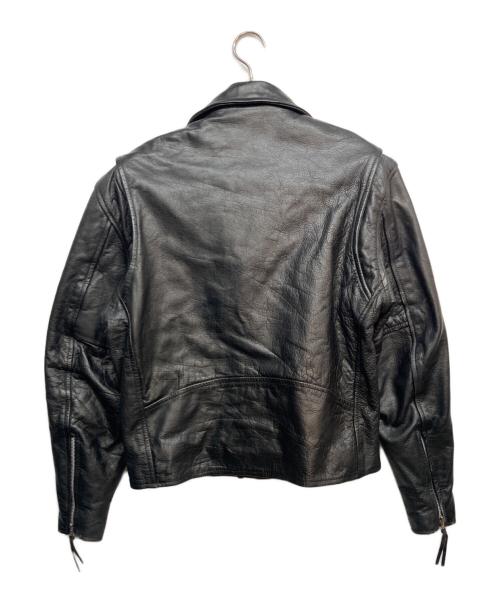 FMC（エフエムシー）FMC (エフエムシー) ダブルライダースジャケット ブラック サイズ:42の古着・服飾アイテム