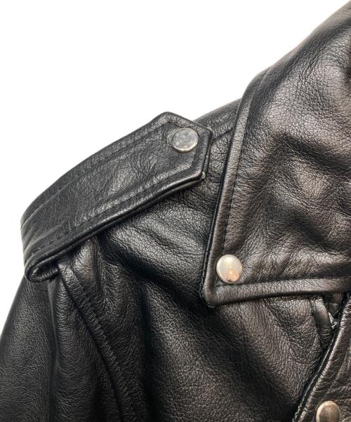 FMC（エフエムシー）FMC (エフエムシー) ダブルライダースジャケット ブラック サイズ:42の古着・服飾アイテム