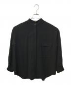 MUSE de Deuxieme Classeミューズ ドゥーズィエム クラス）の古着「ジョーゼット2way ブラウス」｜ブラック