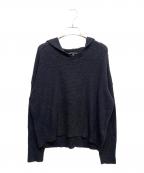 JAMES PERSEジェームスパース）の古着「ニットパーカー」｜グレー